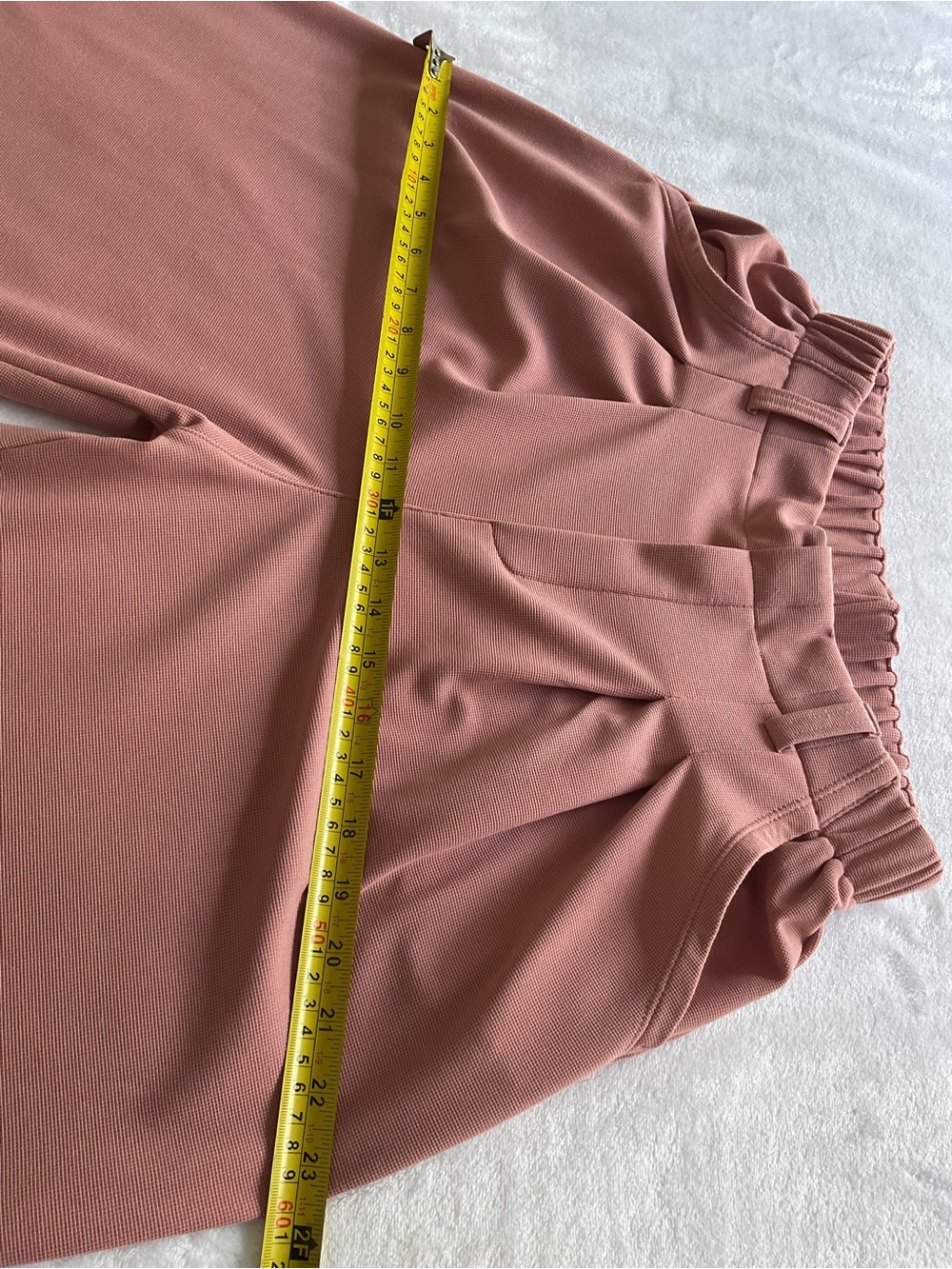 Halara S Petite Pink High Rise Wide Leg Pleated Pants - Picture 9 of 12